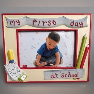 RUSS Kids School Day Picture Frame colorful keepsake milestone back to school
